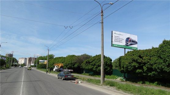 Фото рекламной плоскости по адресу Свободы (мост)
