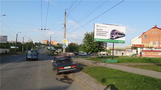 Фото рекламної площини за адресою Озерная, 19 (Панаса Мирного)