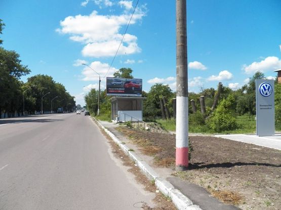 Фото рекламной плоскости по адресу Киевское шоссе 45/1 (Фольксваген)