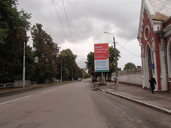 Фото рекламной плоскости по адресу ул. Шевченко, 63 (Стадион Гагарина)