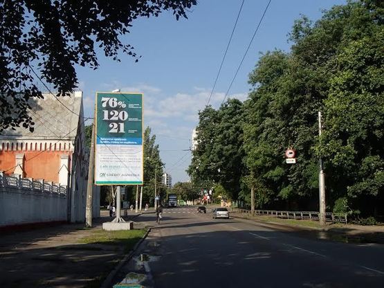 Фото рекламной плоскости по адресу ул. Шевченко, 63 (Стадион Гагарина)