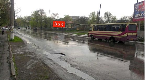 Фото рекламної площини за адресою ул Лісового 55