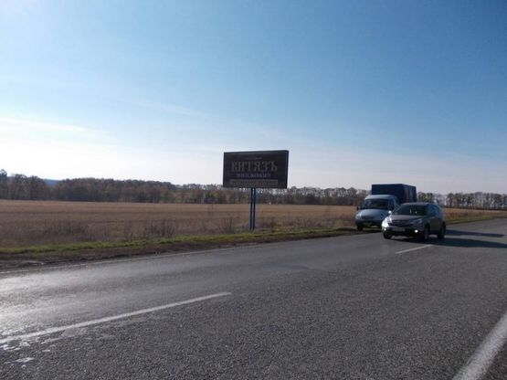 Фото рекламної площини за адресою Роменская (выезд из города)