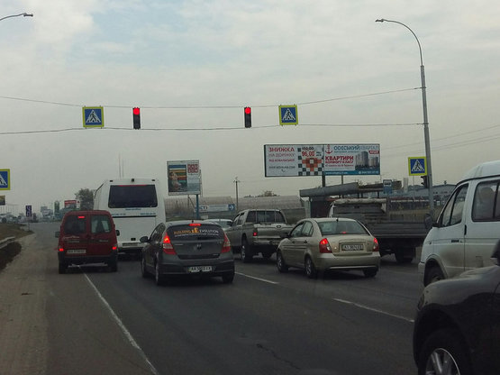 Фото рекламної площини за адресою Киевская Большая Кольцевая дорога 9А  3х12