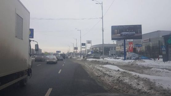 Фото рекламной плоскости по адресу Большая окружная перед автосалоном ВиДи Автосити,