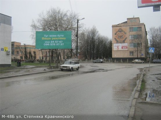 Фото рекламної площини за адресою ул. Степняка Кравчинского(рынок)