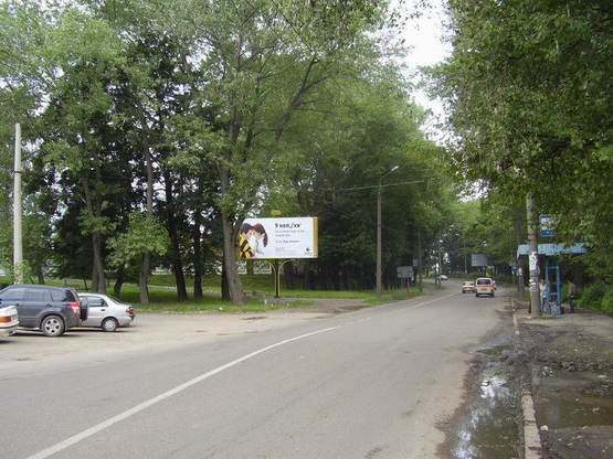 Фото рекламной плоскости по адресу вул.Московської Олімпіади (виїзд з військової частини);