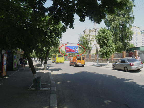 Фото рекламной плоскости по адресу Коновальця, 31 (Промприлад)