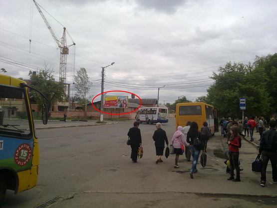 Фото рекламной плоскости по адресу вул.Гетьмана Мазепи  Автовокзал, Сільпо