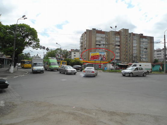 Фото рекламной плоскости по адресу Вовчинецька - вул. Привокзальна