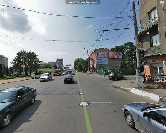 Фото рекламной плоскости по адресу Незалежності,  -   Залізнична