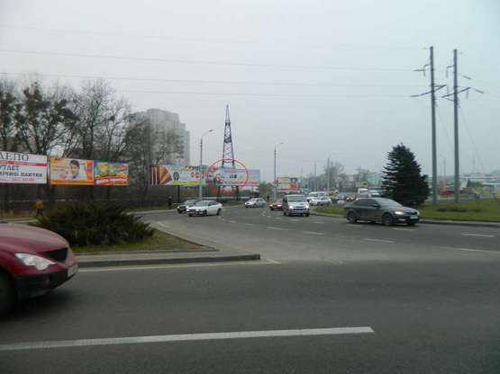 Фото рекламной плоскости по адресу Хмельницького - вул. Липинського - вул. Кукурудзяна №2  (лівий)