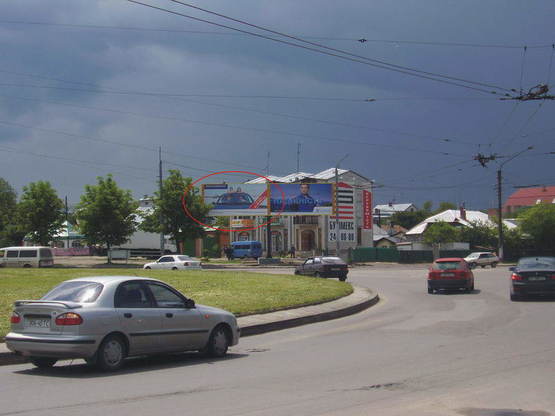 Фото рекламной плоскости по адресу Кульпарківська -Виговського -  вул. В. Великого (зліва)