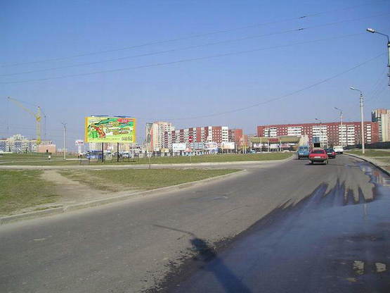 Фото рекламной плоскости по адресу Червоної Калини - Давидовича, (до Арсену) супермаркет ВАМ-СІЛЬПО