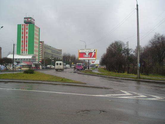 Фото рекламной плоскости по адресу Липинского- Б. Хмельницкого (в центр з ринку, А)