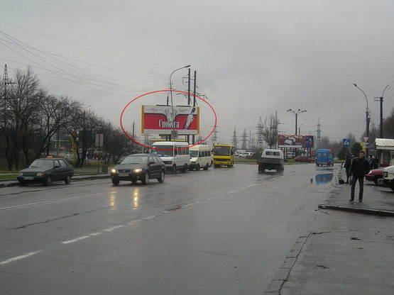 Фото рекламной плоскости по адресу Липинского- Б. Хмельницкого (з центра до авторинку, Б)
