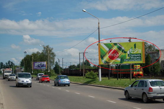 Фото рекламной плоскости по адресу Луганська №3 ст. А (маг-н Штурм)