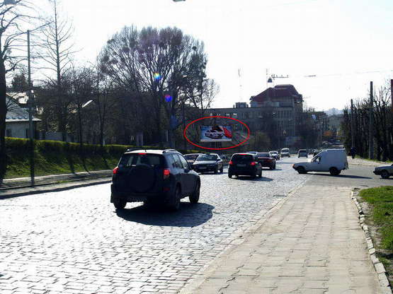 Фото рекламной плоскости по адресу Личаківська, 140 (до вул. Мечнікова Б)