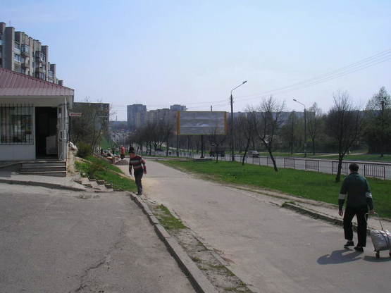 Фото рекламной плоскости по адресу вул.Пасічна - Китайська Б