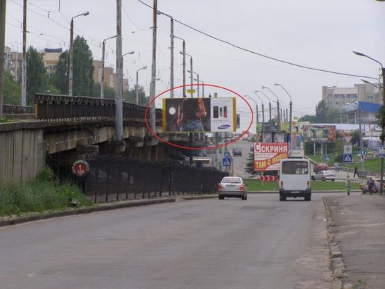 Фото рекламной плоскости по адресу Володимира Великого - кн. Ольги  ст. А