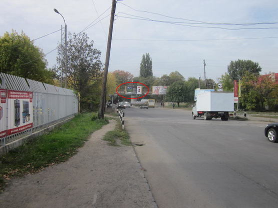 Фото рекламной плоскости по адресу Вул. Анкудінова-Тельмана на опорах шляхопроводу місце №5