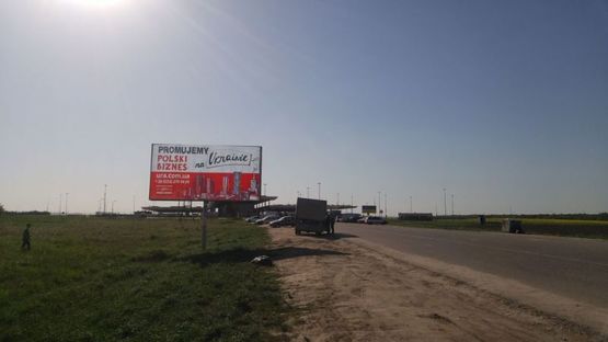 Фото рекламної площини за адресою Угринів к1, кордон (ліворуч)  виїзд з країни