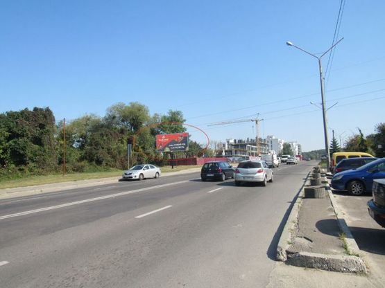 Фото рекламной плоскости по адресу Пасічна (від кільця Зелена-Луганська)