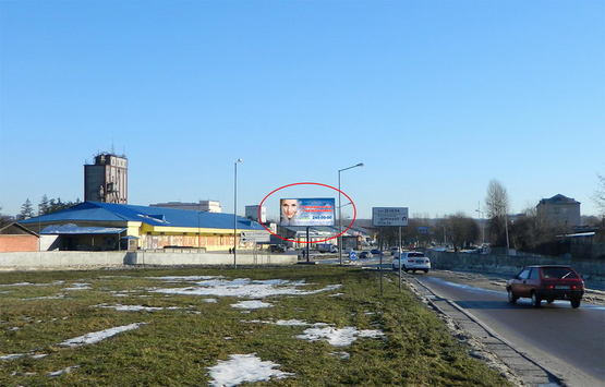 Фото рекламной плоскости по адресу Червоної Калини-Луганська (сихівський міст) К1 до Зеленої