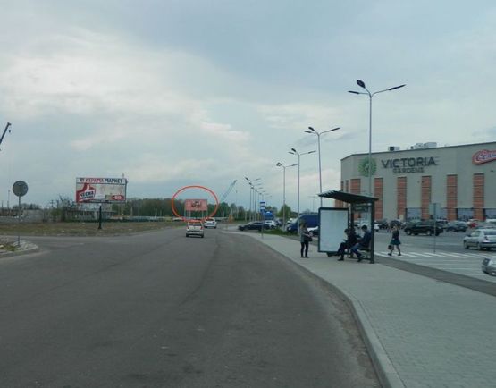 Фото рекламной плоскости по адресу Кульпарківська, 226 А ТЦ "Вікторія Гарденс"  К2( р/с - до аеропорту)