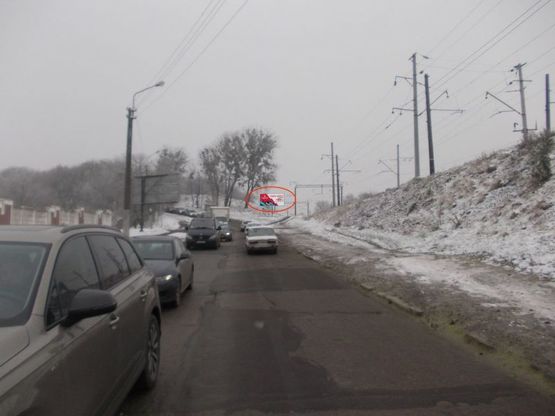 Фото рекламной плоскости по адресу Єрошенко, 9 (від ТЦ ФОРУМ)