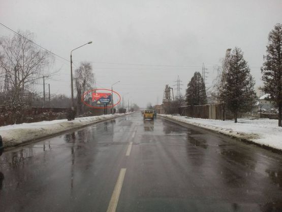 Фото рекламной плоскости по адресу Луганська к9