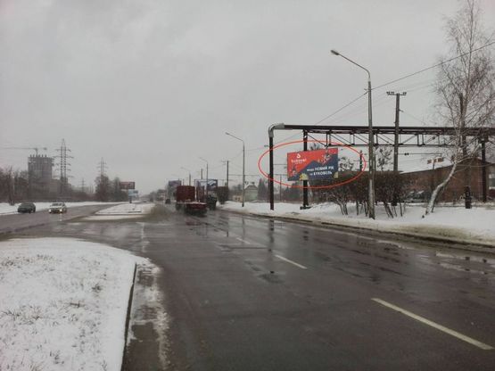 Фото рекламной плоскости по адресу Луганська -Козельницька к3