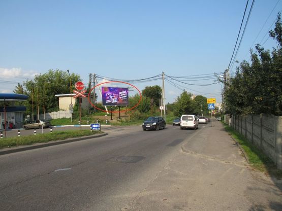 Фото рекламной плоскости по адресу Тракт Глинянський м1 (АЗС )