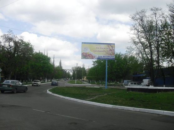 Фото рекламной плоскости по адресу ул.Маяковсокго-И.Петрова ( р-н Галактики)