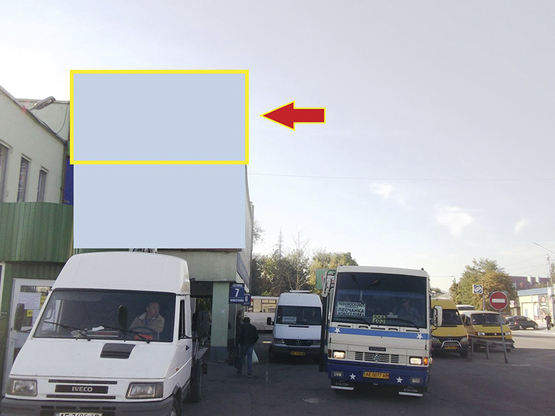 Фото рекламної площини за адресою Здание автовокзала