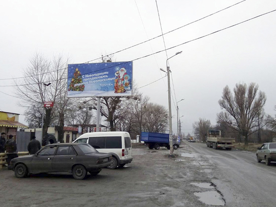 Фото рекламної площини за адресою Поворот с ул.Сучкова на ул.Спасскую