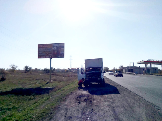Фото рекламної площини за адресою ул.Сучкова, выезд из города
