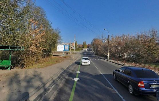 Фото рекламной плоскости по адресу (ул.Жовтневой революции)вул. Незалежності,  24,  (Осташевская гребля) ЛЕВЫЙ, сторона Б