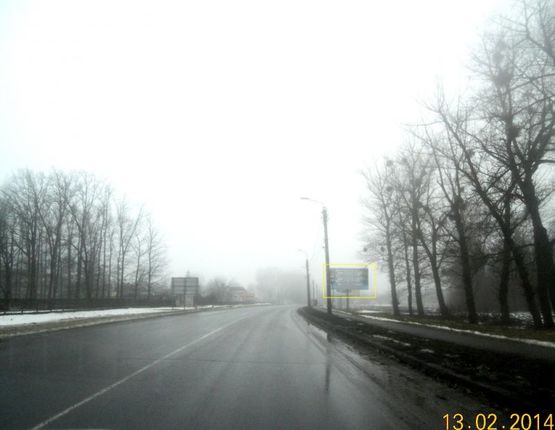 Фото рекламной плоскости по адресу вул. Інтернаціональна, 131-г, навпроти Ін-та корнеплод. культур, дендропарк "Софіївка", сторона А