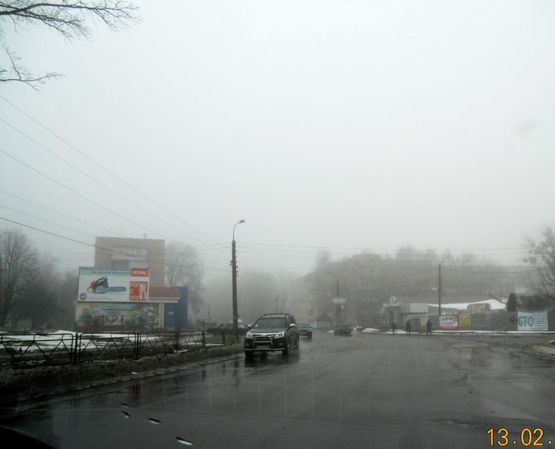 Фото рекламной плоскости по адресу вул.Пролетарска, 1а, навпроти, (клуб "Сага") початок вул.Тищика,сторона Б