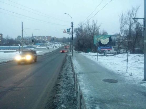 Фото рекламной плоскости по адресу (вул.Жовтневої революції) вул. Незалежності,  24а, (Осташівська гребля), ЛІВИЙ, сторона А