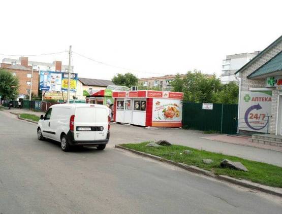 Фото рекламной плоскости по адресу вул. Шевченка, 37, навпроти міської поліклініки сторона Б
