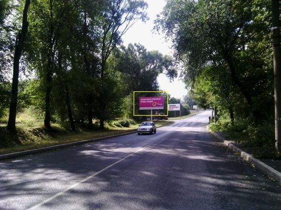 Фото рекламной плоскости по адресу вул. Інтернаціональна,  в районі дамби, в"їзд в місто сторона Б