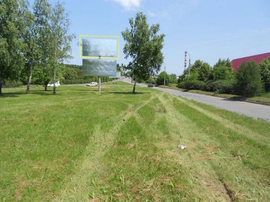 Фото рекламной плоскости по адресу (вул.Героїв Сталінграду) вул. Теплична, 6-бд напрямок до вул.Енергетичої (напрямок на ГРС, біля СТО "Альфа")  ВЕРХНІЙ, сторона Б