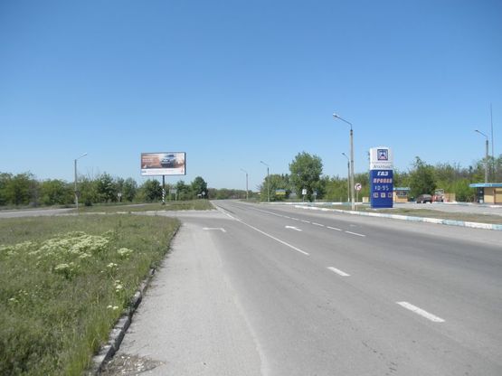 Фото рекламной плоскости по адресу Б. Хмельницького- выезд на Запорожье, пост ГАИ