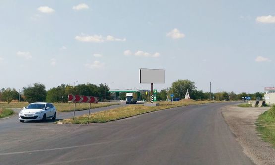 Фото рекламної площини за адресою Б. Хмельницького- выезд на Запорожье, АЗС