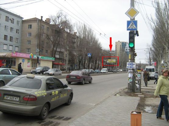 Фото рекламной плоскости по адресу Победы, 59 - Сталеваров