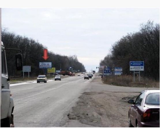 Фото рекламной плоскости по адресу Симферопольская тр. - ул.Базовая