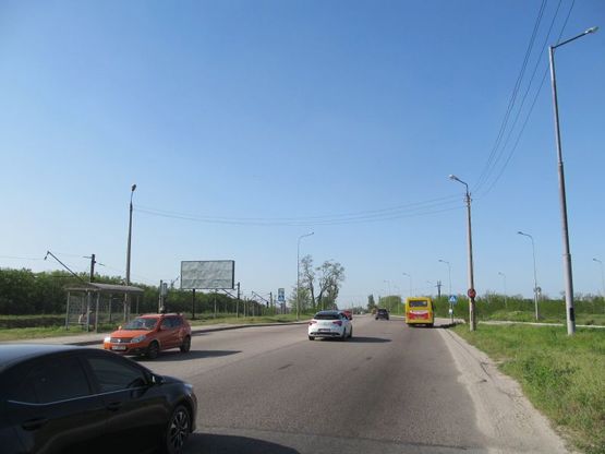 Фото рекламной плоскости по адресу о. Хортица_ул. Сечи_остановка