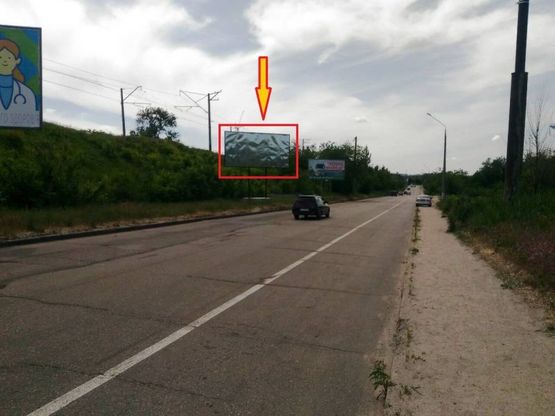 Фото рекламной плоскости по адресу ул. Тюленина_въезд на мост Преображенского